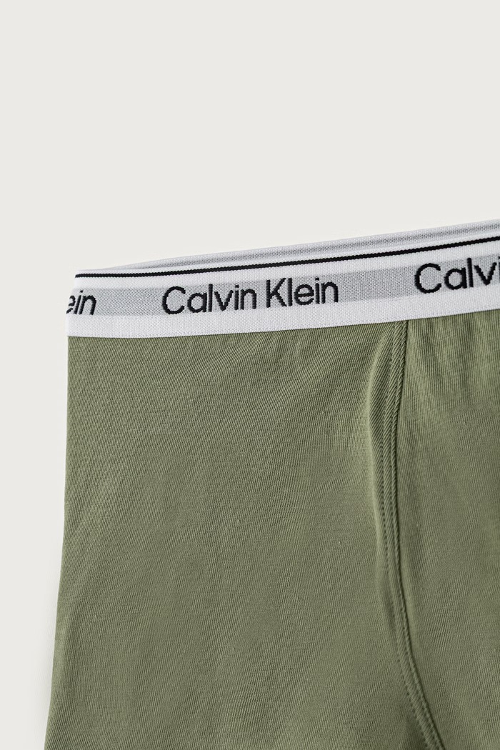 Calvin Klein Underwear Bokserki dopasowane dziecięce bawełniane z elastanem 2-pack B70B700506.9BY2