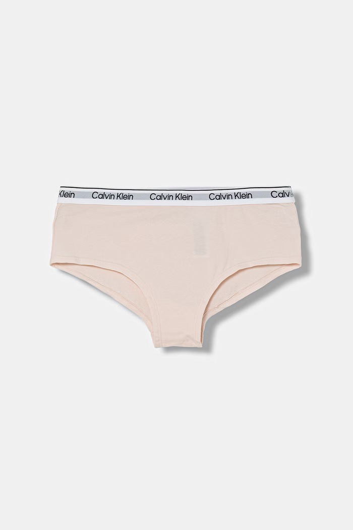 Băieți Calvin Klein Underwear slip pentru copii, din bumbac cu elastan pachet de 2 G80G800727.9BY2 roz