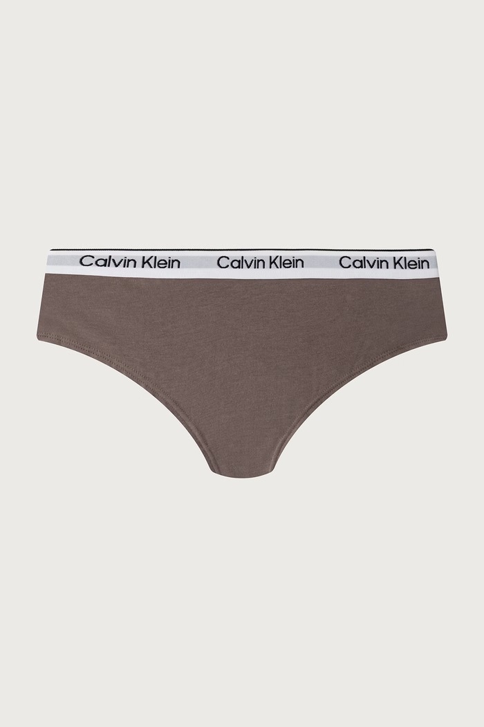 Chłopiec Calvin Klein Underwear Slipy dziecięce bawełniane z elastanem 2-pack G80G800727.9BY2 fioletowy