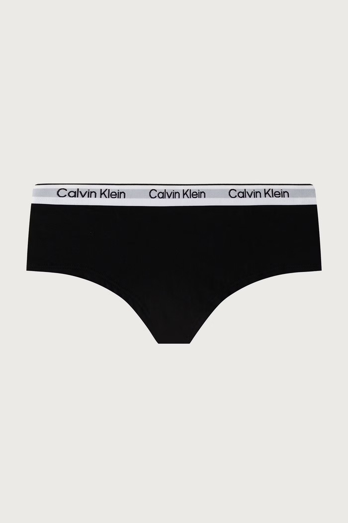 Calvin Klein Underwear Slipy detské bavlnené s elastanom 2-pak G80G800727.9BY2 čierna AW26