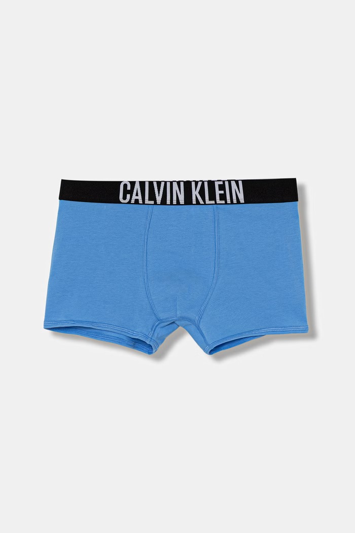 Băieți Calvin Klein Underwear boxeri mulați pentru copii, din bumbac cu elastan pachet de 2 B70B700509.9BY2 gri
