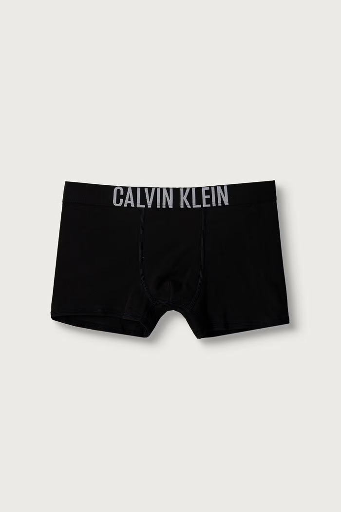 Calvin Klein Underwear Bokserki dopasowane dziecięce bawełniane z elastanem 2-pack czarny B70B700509.9BY2