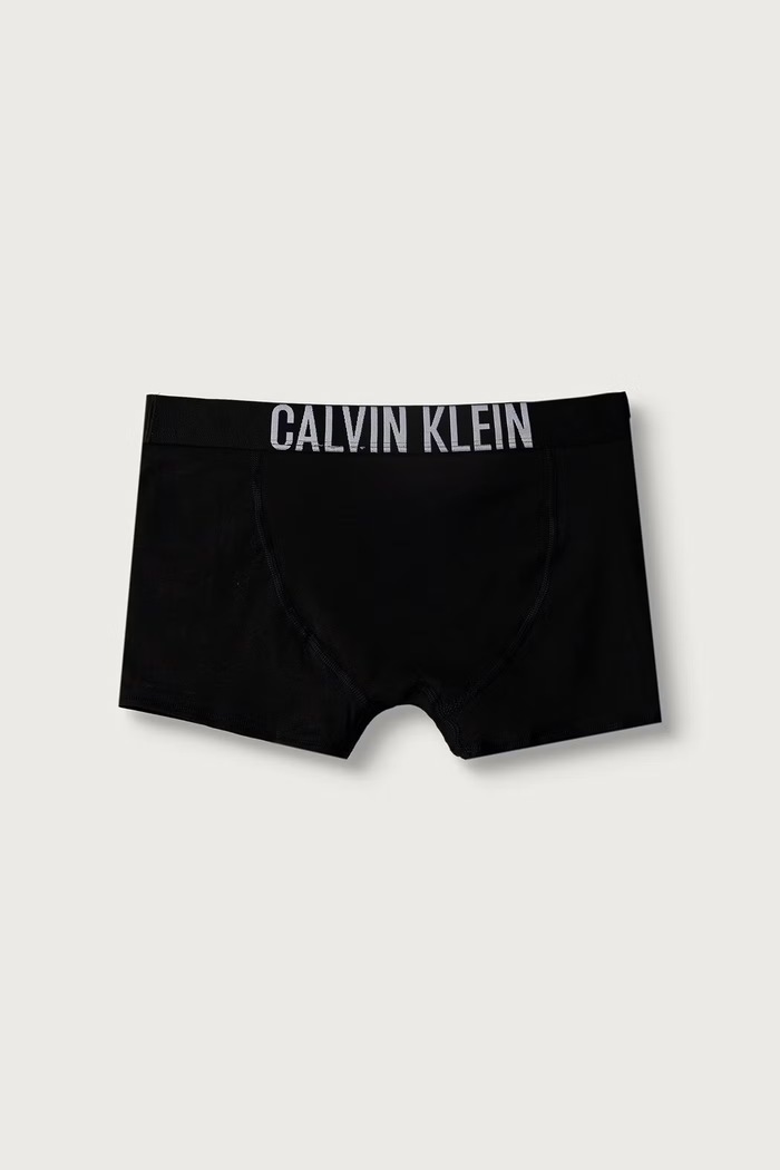 Calvin Klein Underwear Bokserki dopasowane dziecięce bawełniane z elastanem 2-pack B70B700509.9BY2 czarny AW26