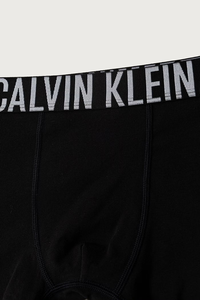 Chłopiec Calvin Klein Underwear Bokserki dopasowane dziecięce bawełniane z elastanem 2-pack B70B700509.9BY2 czarny