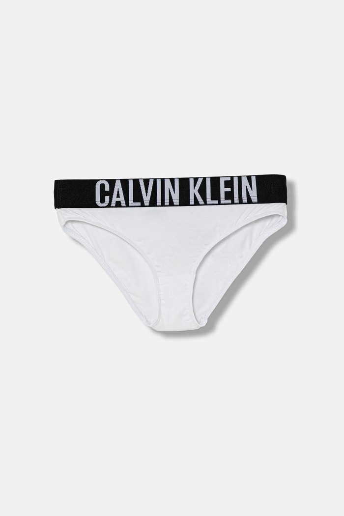 Chłopiec Calvin Klein Underwear slipy dziecięce bawełniane z elastanem 2-pack G80G800729.9BY2 czarny