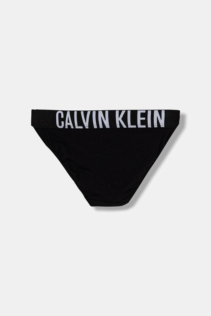 Calvin Klein Underwear slipy dziecięce bawełniane z elastanem 2-pack G80G800729.9BY2 czarny