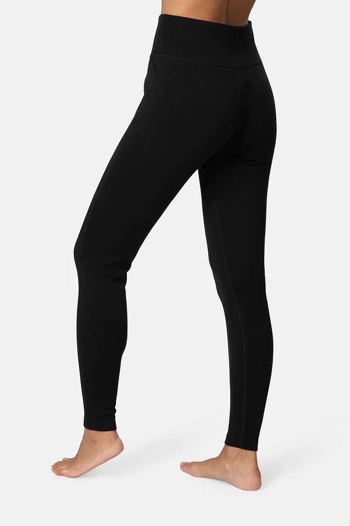 Kari Traa Legginsy funkcyjne damskie wełniane INES 624020 czarny AW26