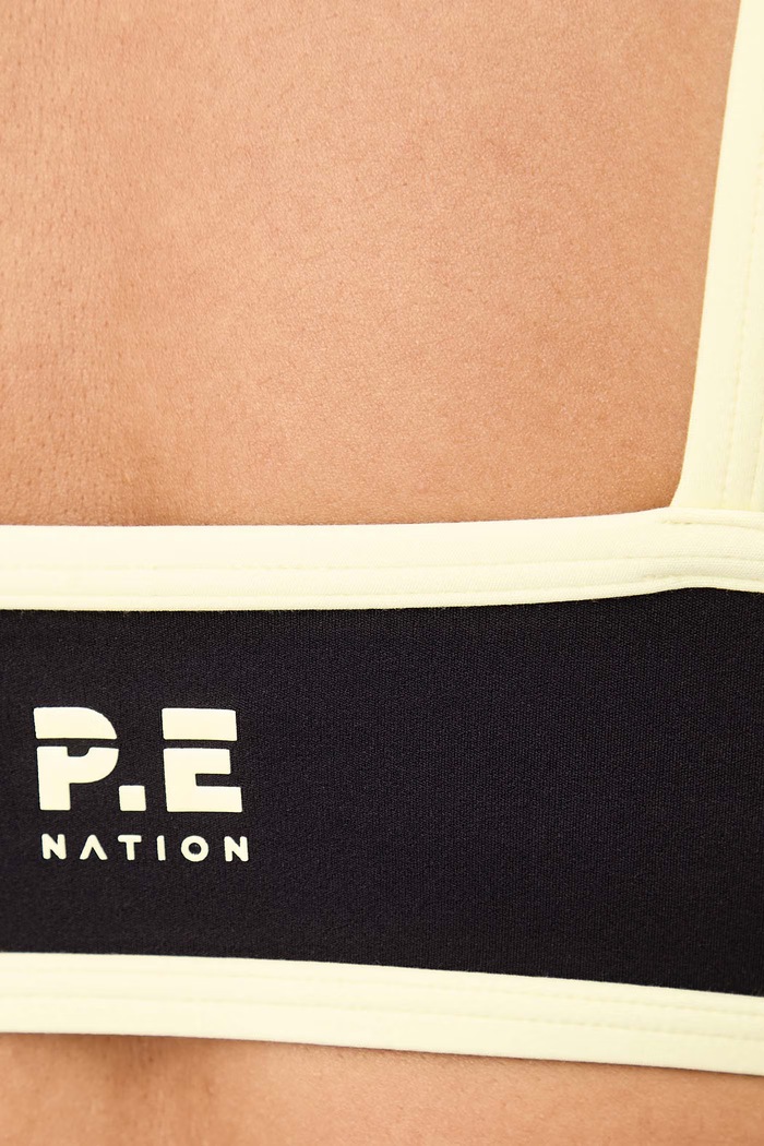 Ρούχα P.E Nation Αθλητικό σουτιέν Solis 263C038 μαύρο