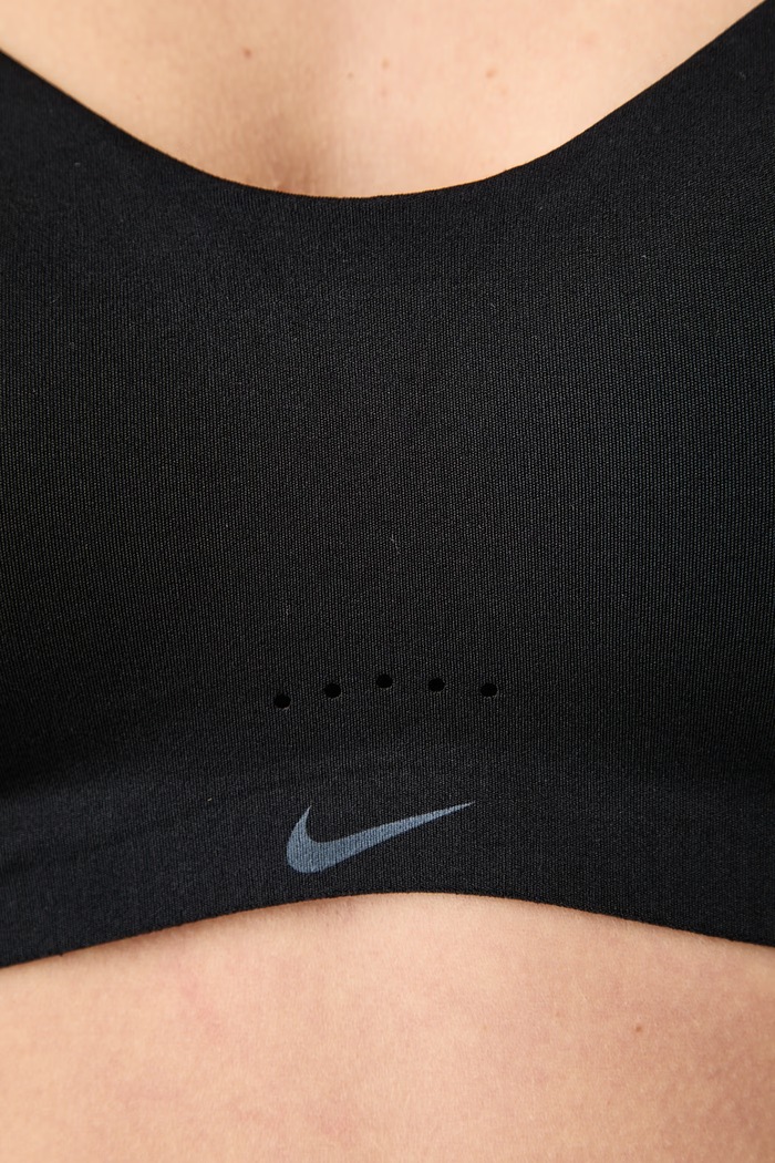 Biustonosz sportowy Alate Minimalist Nike czarny FQ3550.010