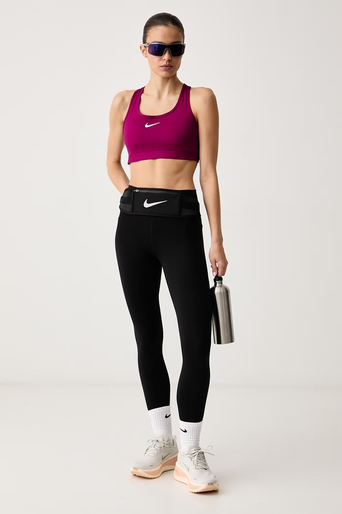 Nike Biustonosz sportowy Swoosh DX6821.630 różowy AW26