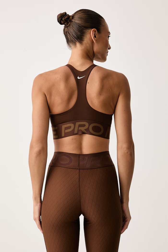 Odzież Nike Biustonosz sportowy Nike Pro Sculpt IB9896.259 brązowy