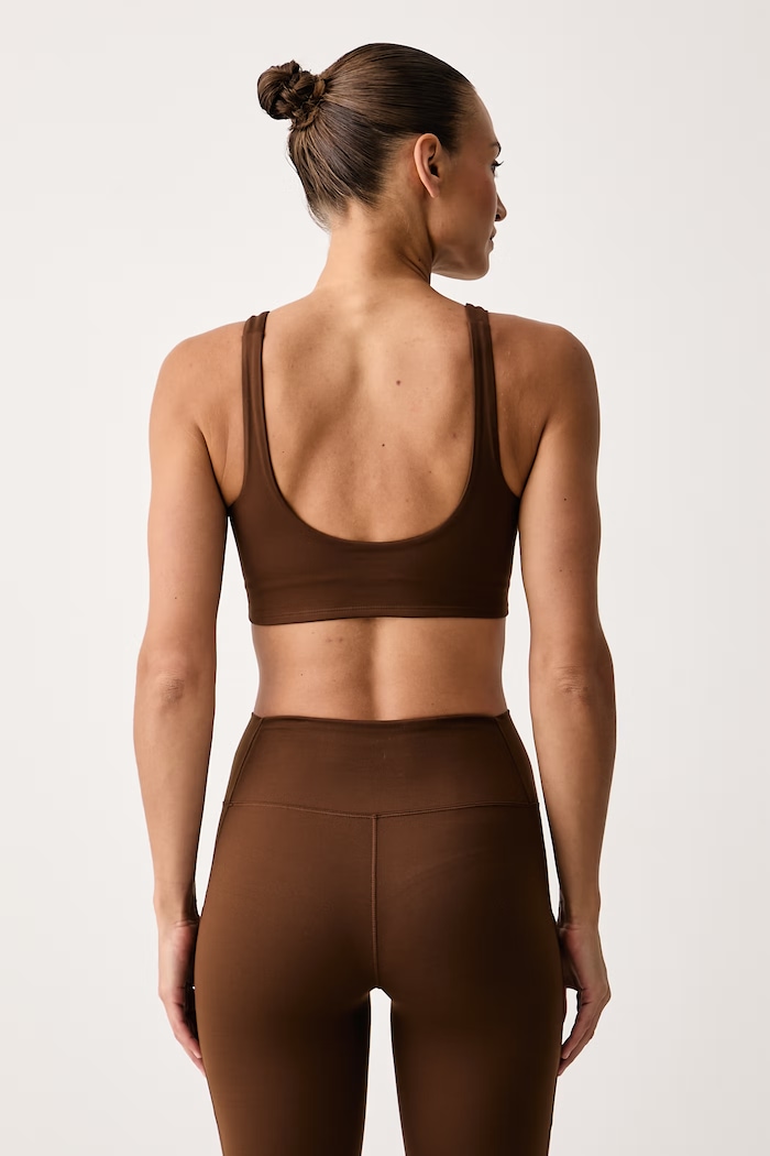 Odzież Nike Top treningowy damski Nike One IO2234.259 brązowy