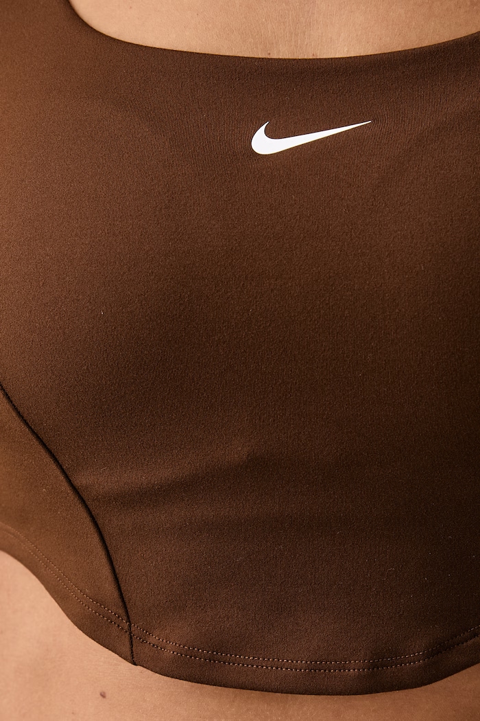 Top treningowy damski Nike One Nike brązowy IO2234.259