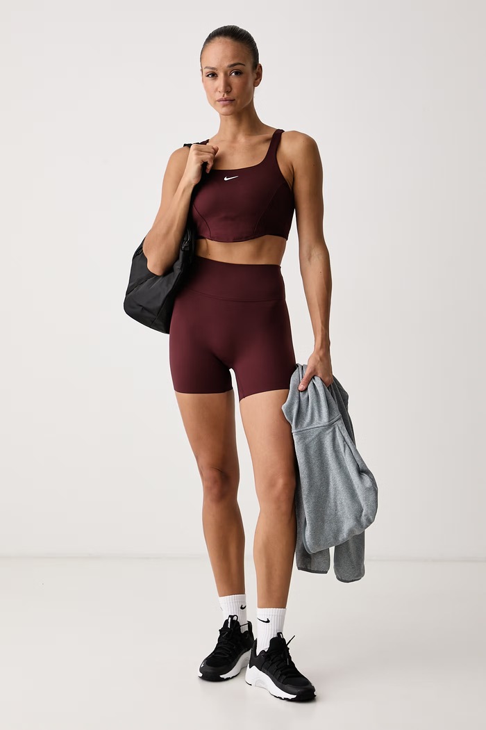 Nike Biustonosz sportowy Nike One IO2234.658 brązowy AW26