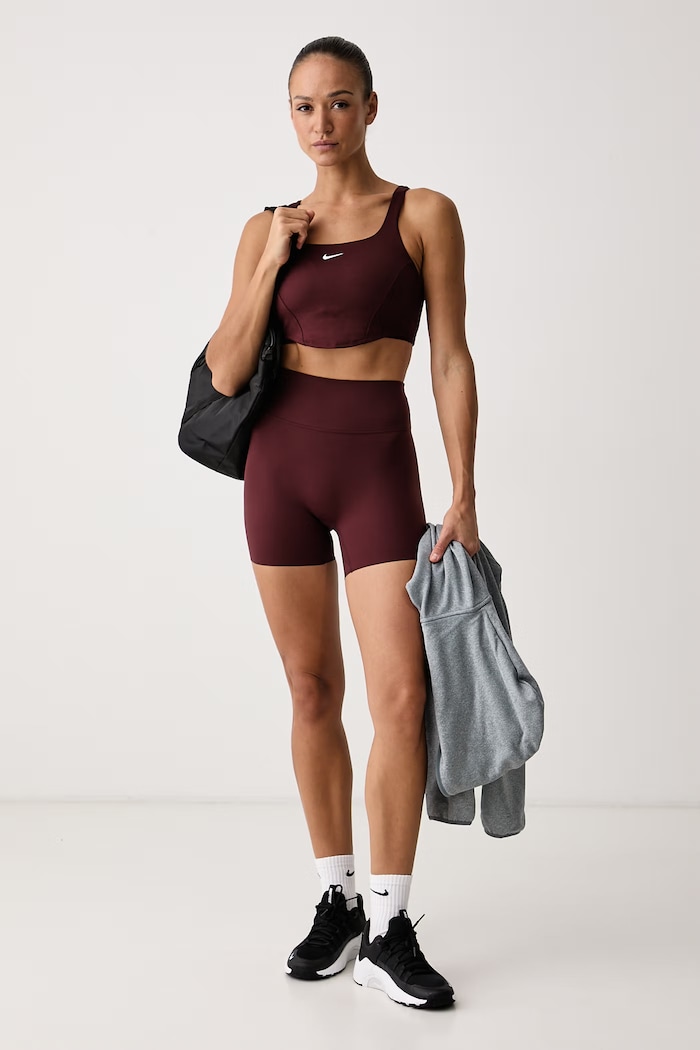 Nike Biustonosz sportowy Nike One IO2234.658 brązowy AW26