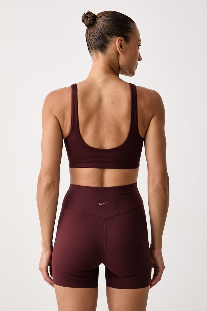 Odzież Nike Biustonosz sportowy Nike One IO2234.658 brązowy