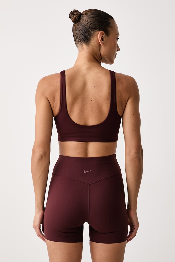 Odzież Nike Biustonosz sportowy Nike One IO2234.658 brązowy