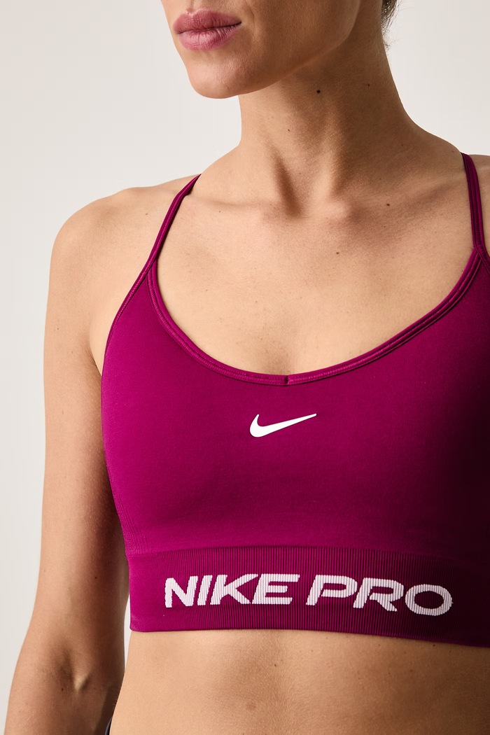 Biustonosz sportowy Nike Pro Seamless Nike IR4154.630 różowy