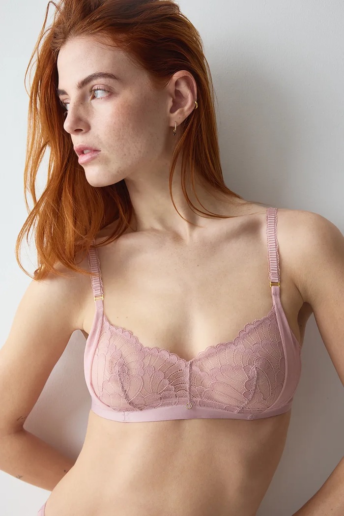 Odzież Triumph Biustonosz Love in Lace 10228631 różowy