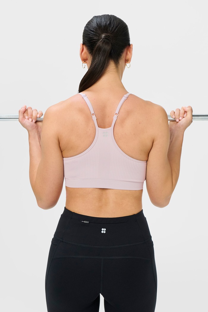 Biustonosz sportowy Sweaty Betty fioletowy SB10808
