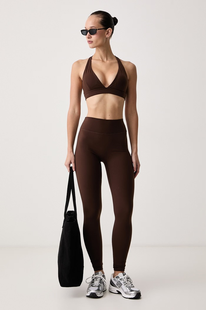 Le Privé Biustonosz sportowy LIFT BRA BRUN LP00893 brązowy AW26