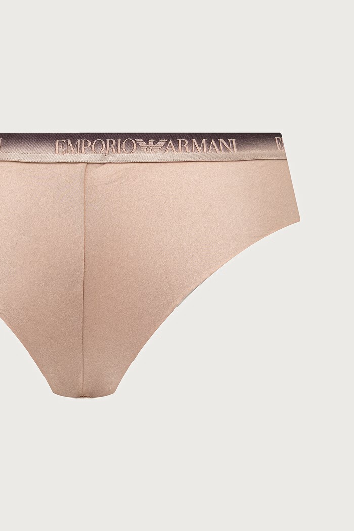 Brazyliany damskie 2-pack Emporio Armani Underwear EW005512.AF25572 beżowy