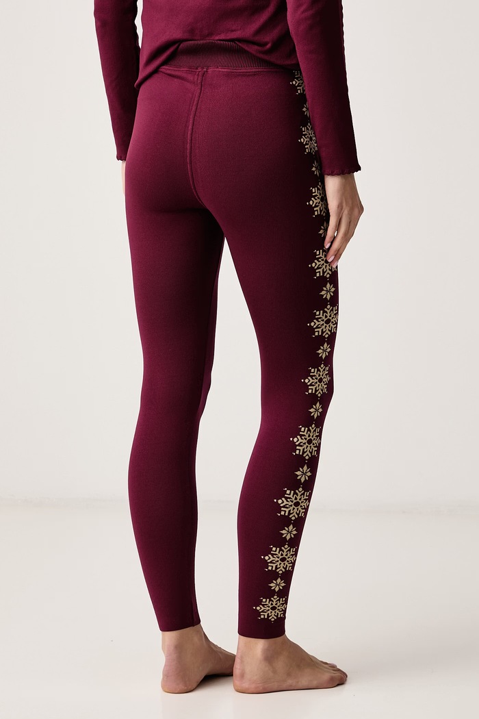 Odzież Newland Legginsy funkcyjne damskie Amarae N46909.305 bordowy