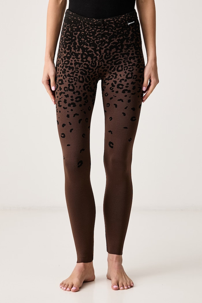Newland Legginsy funkcyjne damskie Elyth brązowy N46962.316