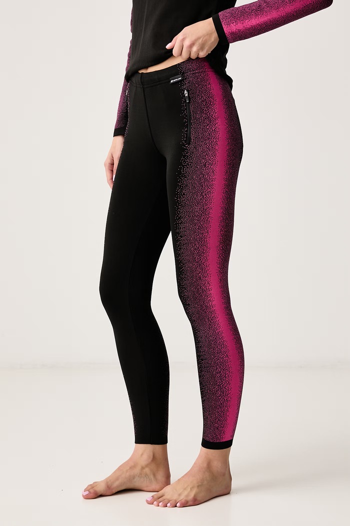 Legginsy funkcyjne damskie Glacialis Newland N46983.111 czarny