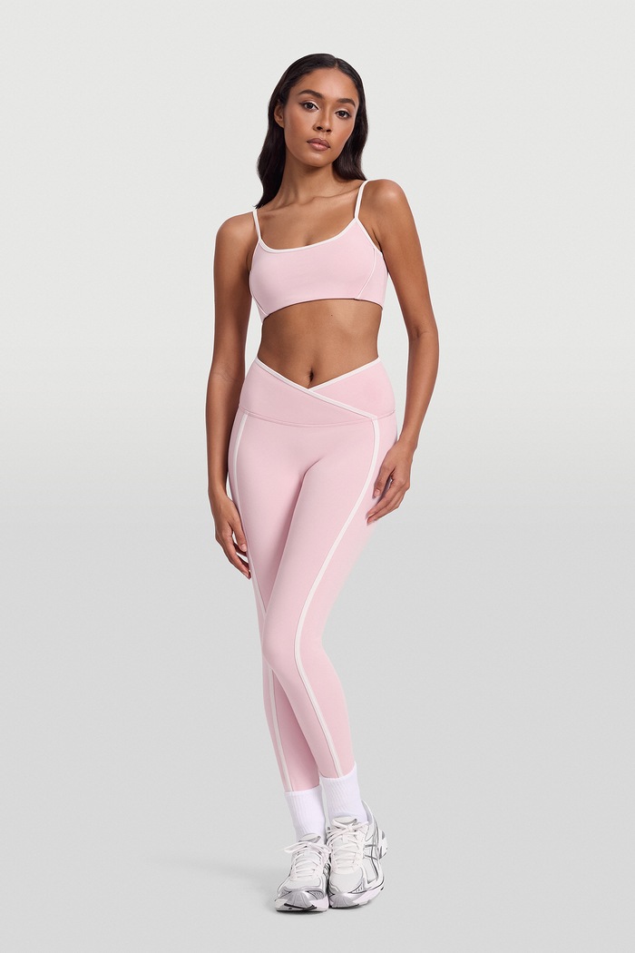 Odzież BetterMe Biustonosz do jogi Contrast BRA00037 różowy