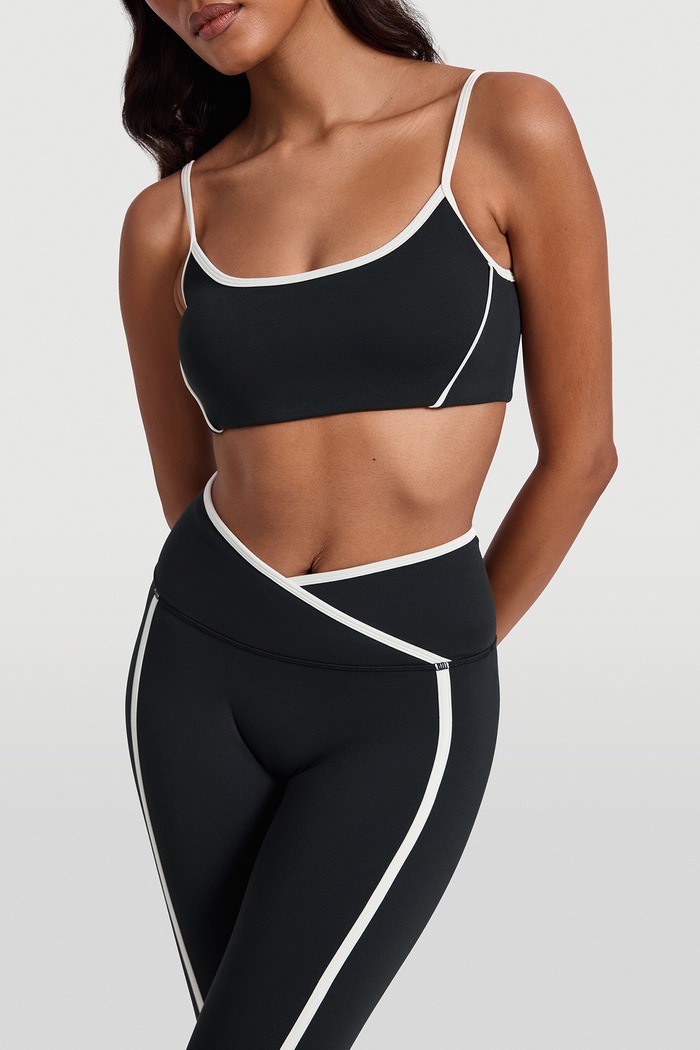 Biustonosz do jogi Contrast BetterMe BRA00037 czarny