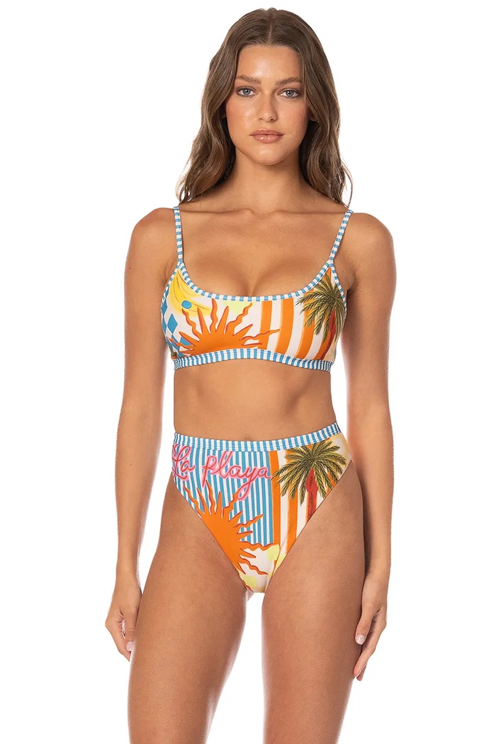Maaji Grudnjak za kupanje za žene Beach Static Lane PT5429SBR002 plava AW26