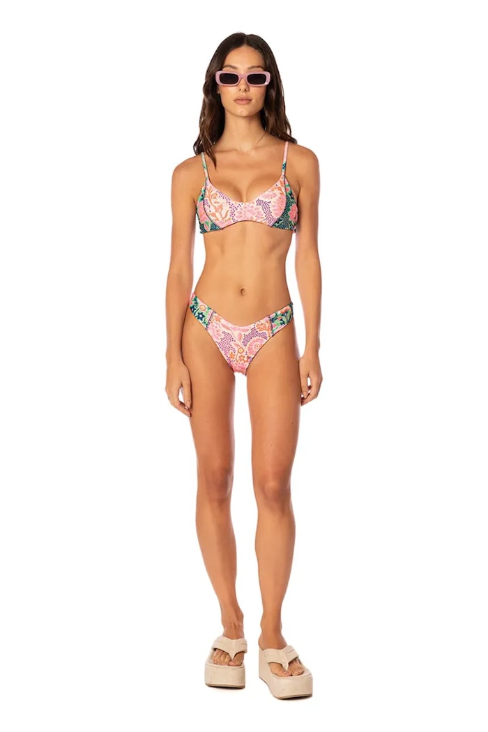 Odzież Maaji Bikini damskie Blush Floral Portico PT2272SBR003 różowy
