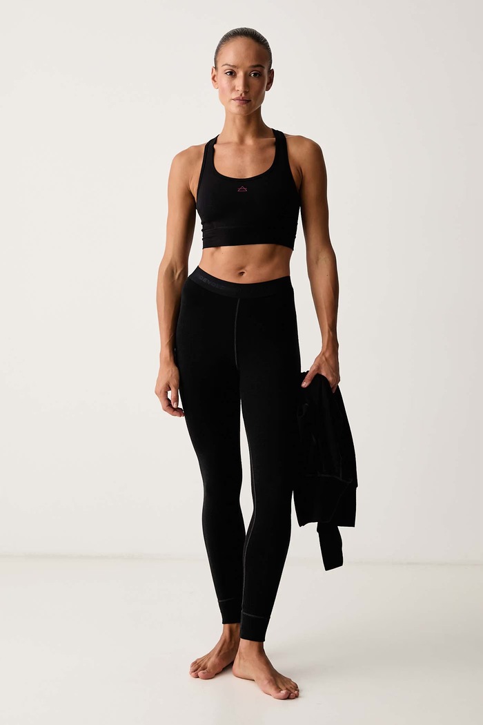 Devold Biustonosz sportowy z wełną merino Berle Merino PDGO.296.200.A czarny AW26