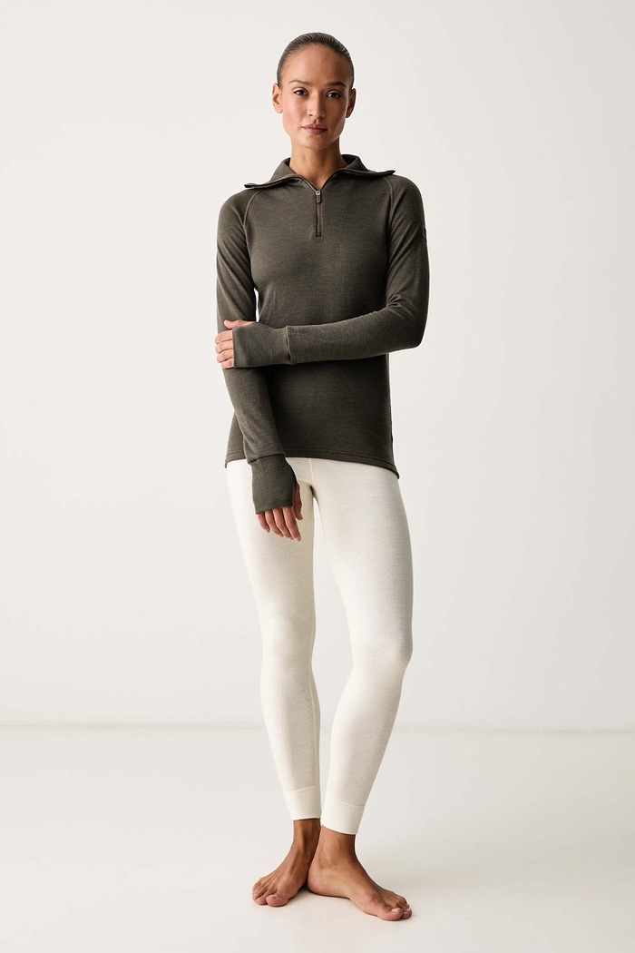 Devold Longsleeve funkcyjny damski wełniany Expedition Merino PDGO.155.244.A zielony AW26