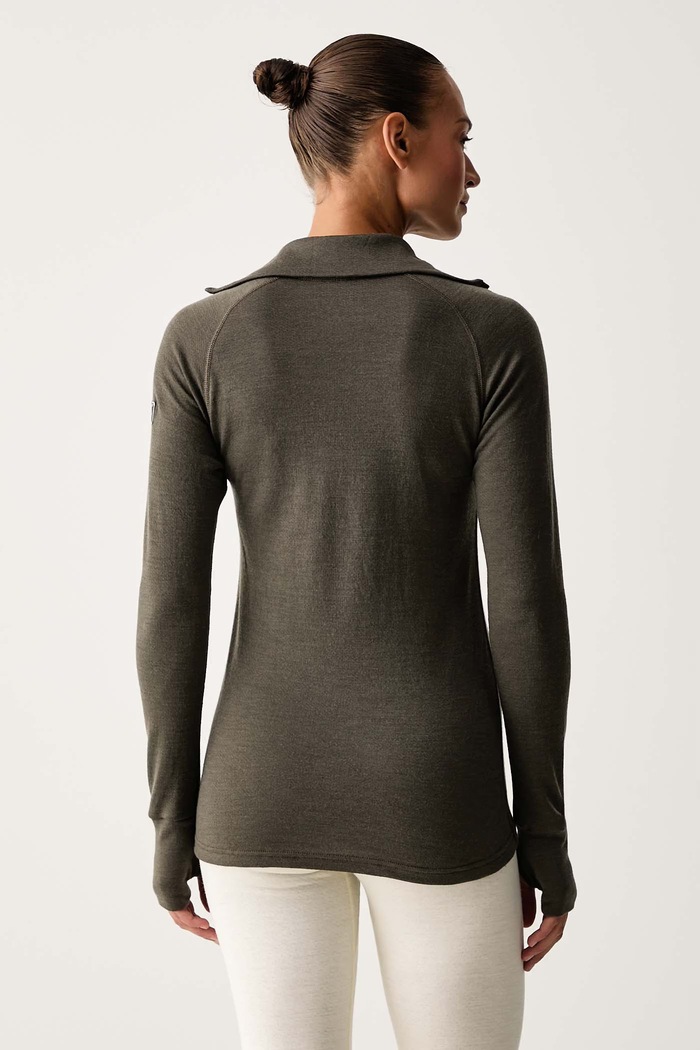 Odzież Devold Longsleeve funkcyjny damski wełniany Expedition Merino PDGO.155.244.A zielony