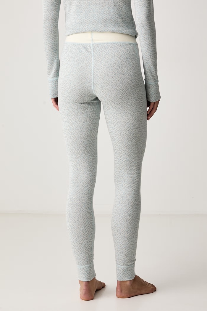 Odzież Devold Legginsy funkcyjne damskie z wełną merino Signature Silk PDGO.426.110.A niebieski