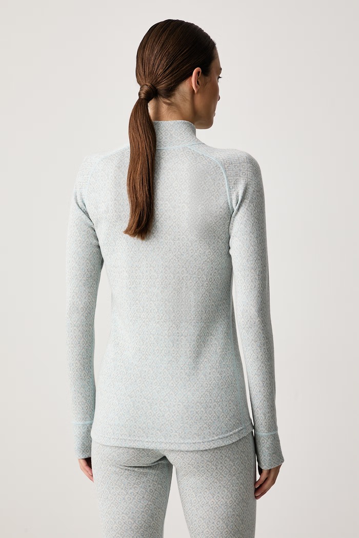 Odzież Devold Longsleeve funkcyjny damski wełniany Signature Silk PDGO.426.243.A niebieski