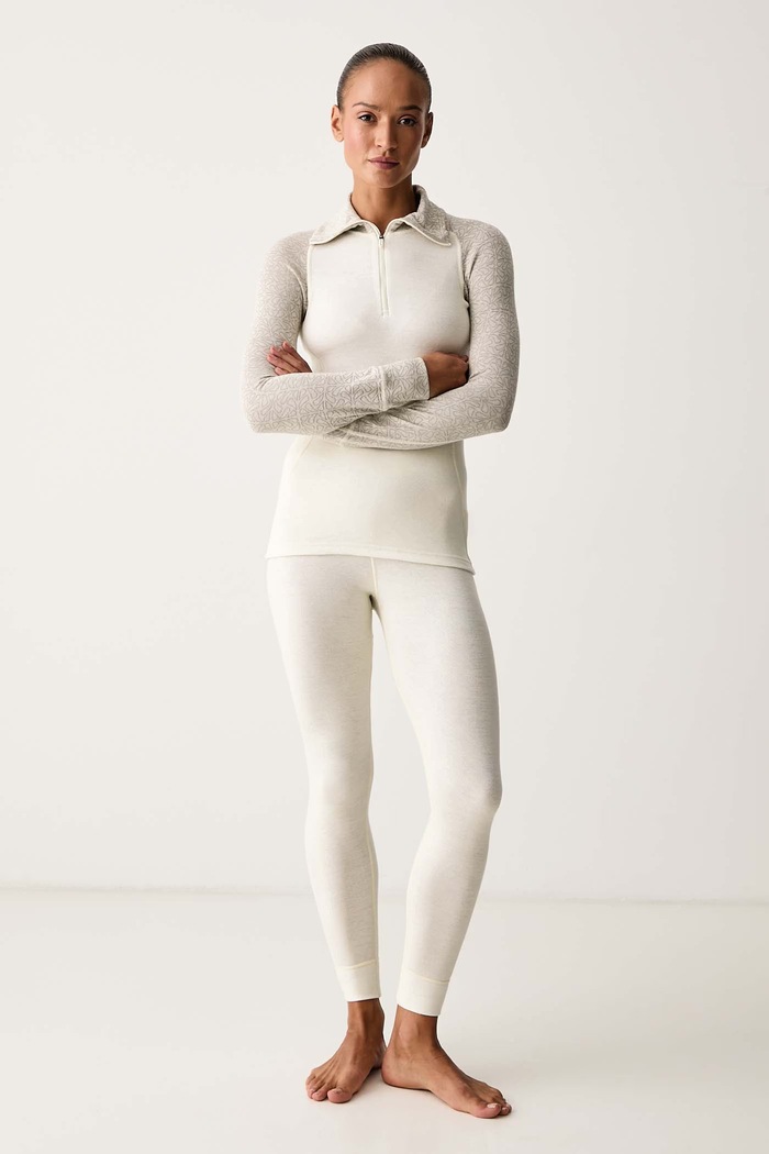 Devold Longsleeve funkcyjny damski z wełną Duo Active Merino PDGO.328.244.A beżowy AW26