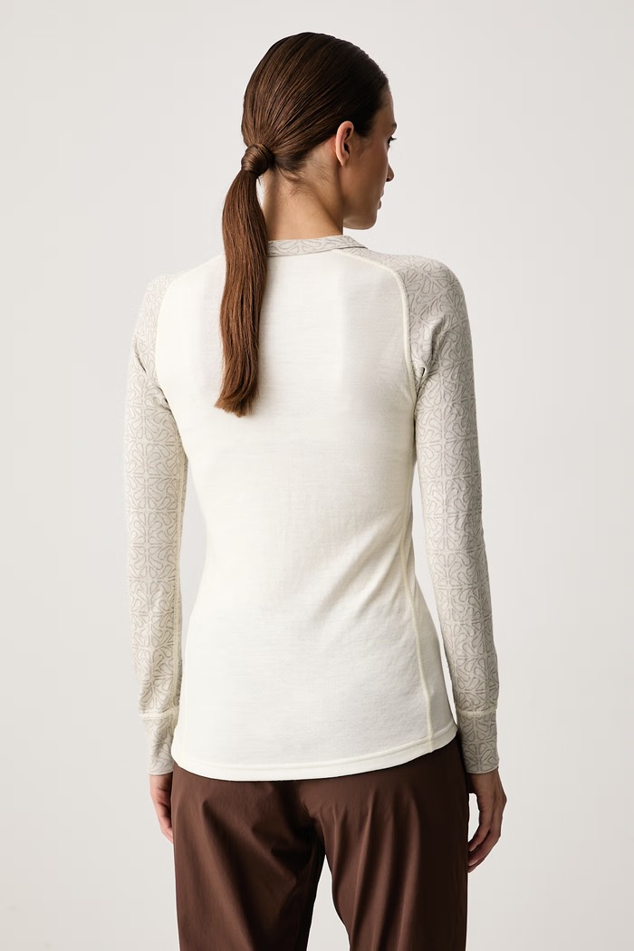 Odzież Devold Longsleeve funkcyjny damski z wełną merino Duo Active Merino PDGO.328.226.A beżowy