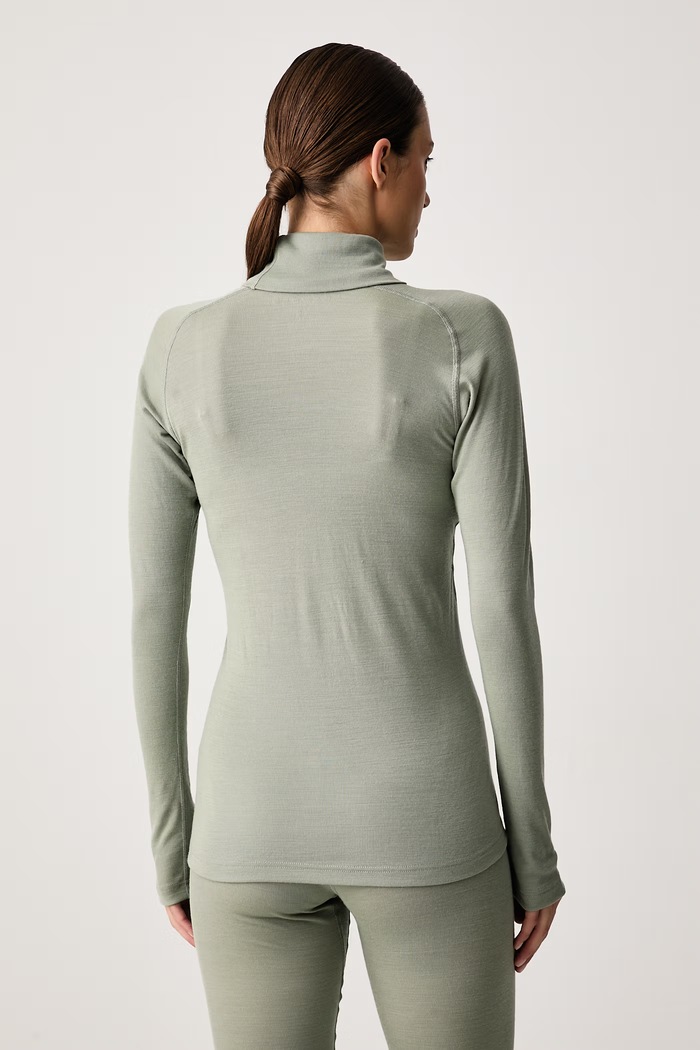 Odzież Devold Longsleeve funkcyjny damski z wełny merino Adventure Merino PDGO.245.236.A zielony