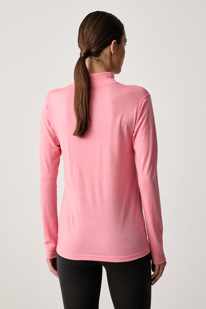 Odzież Devold Longsleeve funkcyjny damski z wełny merino Breeze Plus Merino PDGO.183.244.B różowy