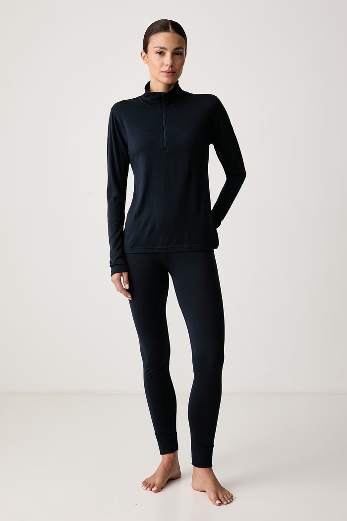 Devold Longsleeve funkcyjny damski z wełny merino Breeze Plus Merino PDGO.183.244.B granatowy AW26