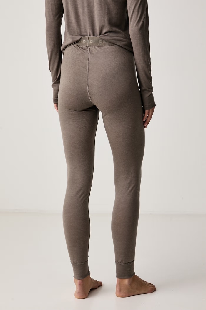 Odzież Devold Legginsy funkcyjne damskie wełniane Breeze Merino PDGO.180.110.A brązowy