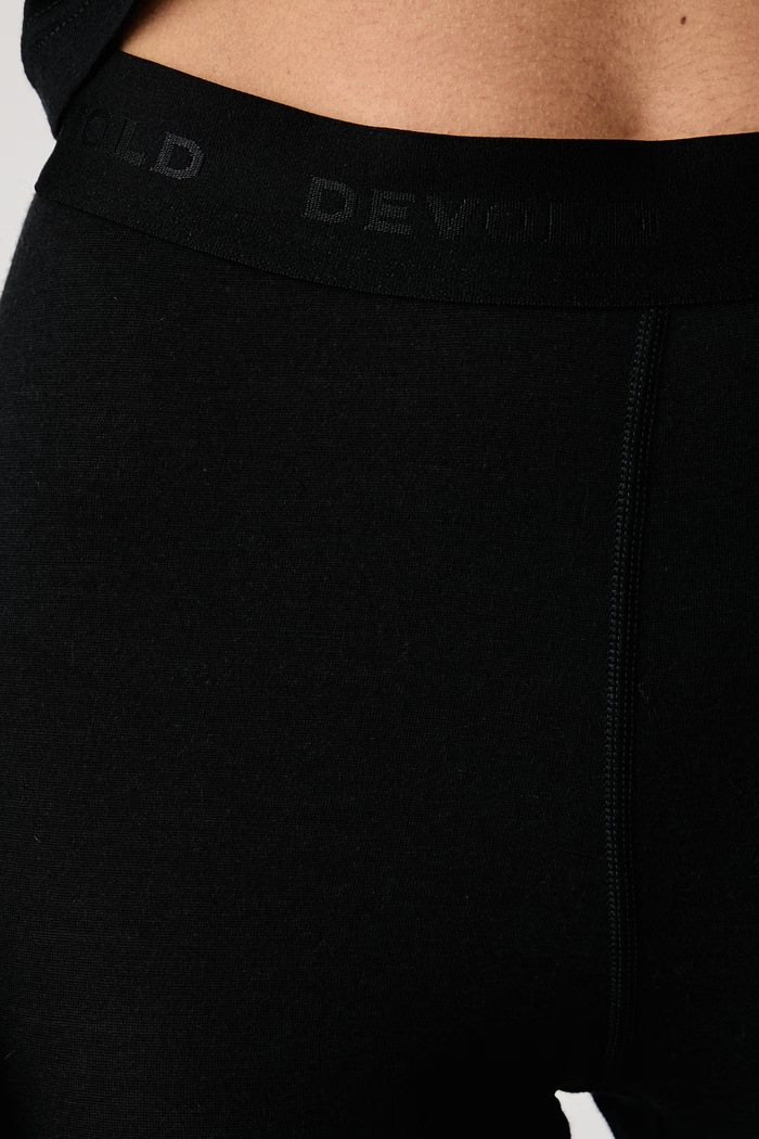 Legginsy funkcyjne damskie wełniane Breeze Merino Devold PDGO.180.110.A czarny