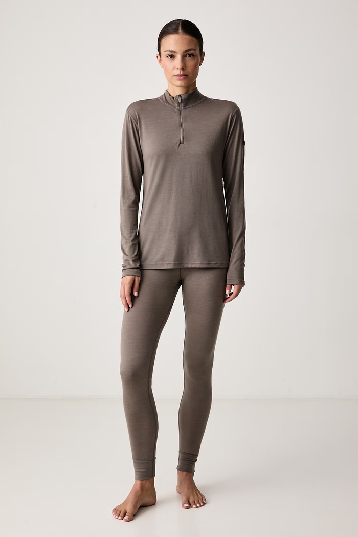 Devold Longsleeve funkcyjny damski wełniany Breeze Merino PDGO.180.246.A brązowy AW26