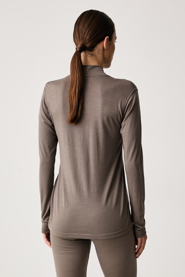 Odzież Devold Longsleeve funkcyjny damski wełniany Breeze Merino PDGO.180.246.A brązowy