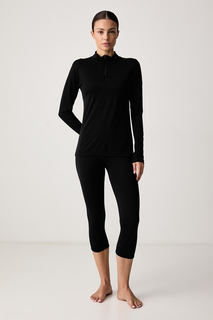 Devold Longsleeve funkcyjny damski wełniany Breeze Merino PDGO.180.246.A czarny AW26