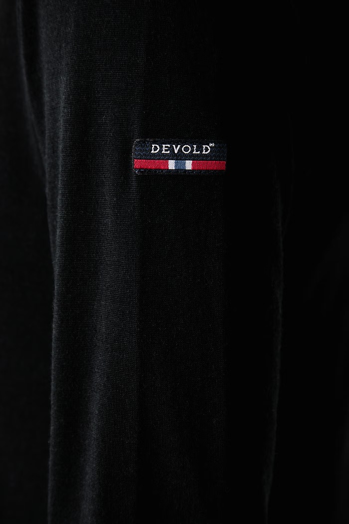 Longsleeve funkcyjny damski wełniany Breeze Merino Devold PDGO.180.246.A czarny