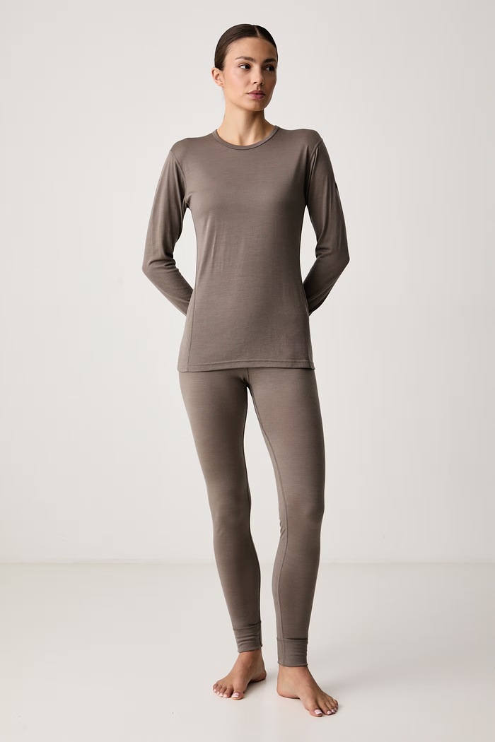 Devold Longsleeve funkcyjny damski wełniany Breeze Merino PDGO.180.286.A brązowy AW26